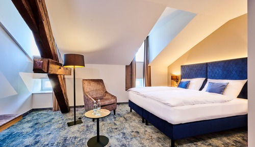 Chambre Double Standard, 1 grand lit, salle de bains privée