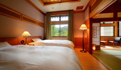 Chambre Tradition (Twin Room + 10 + 6 Tatami Mats)