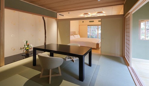 Chambre Supérieure avec lits jumeaux, non-fumeurs (Wakaba Half Board Upgraded Kaiseki)