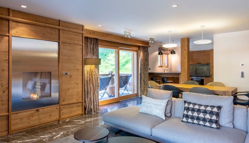 Chambre, 3 chambres, vue montagne (Splendid)