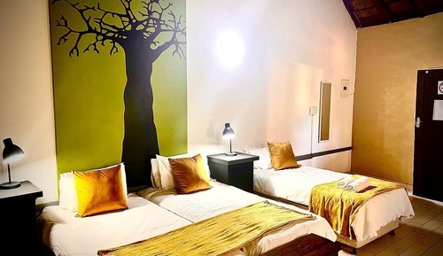 Chambre, 3 lits une place