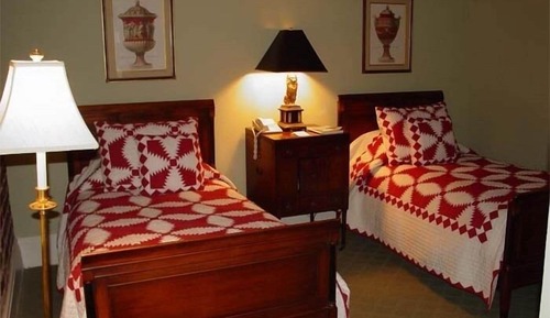 Chambre, 2 lits une place