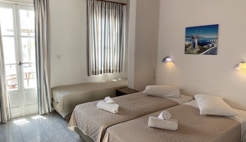 Chambre Triple, vue mer