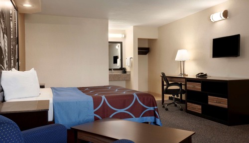 Chambre, 1 très grand lit, accessible aux personnes à mobilité réduite, non-fumeurs