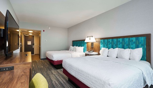 Chambre, 2 grands lits