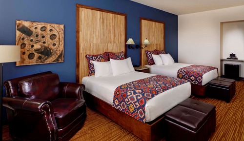 Chambre, 2 grands lits
