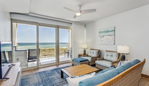 Appart'hôtel, 1 chambre, vue plage, en front de plage (Beach Chairs Included)