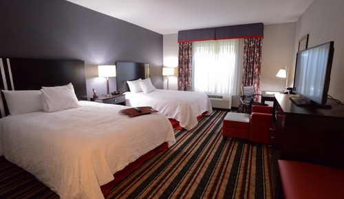 Chambre, 2 grands lits