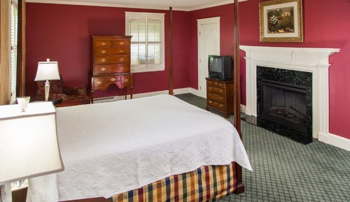 Chambre, 1 grand lit, vue port