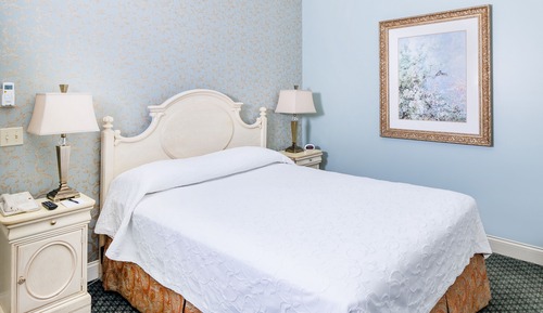 Chambre, 1 grand lit, vue jardin