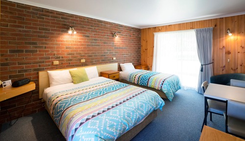 Chambre avec lits jumeaux, vue jardin