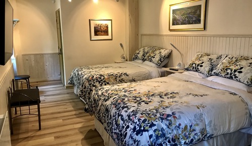Chambre Standard, 1 grand lit et 1 lit double (N° 1)