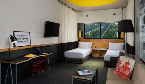 Chambre avec lits jumeaux
