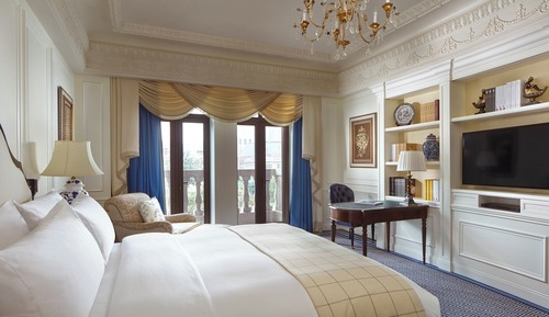 Chambre « Premier », 1 très grand lit, non-fumeurs, vue jardin