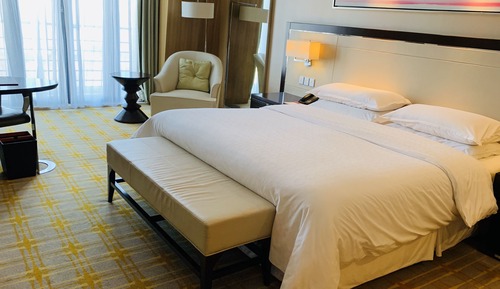 Chambre Deluxe, 1 très grand lit, vue parc