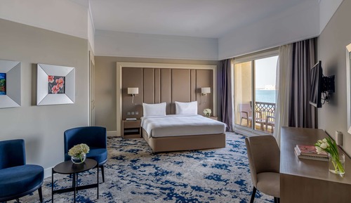 Suite Familiale, 2 lits doubles, chambres communicantes, vue mer