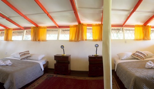 Chambre Confort, 1 chambre, balcon, vue jardin