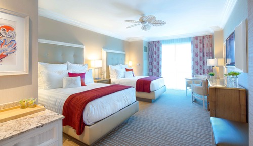 Chambre Deluxe, 2 grands lits, non-fumeurs, vue fleuve