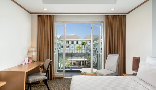 Chambre Double Deluxe, vue piscine