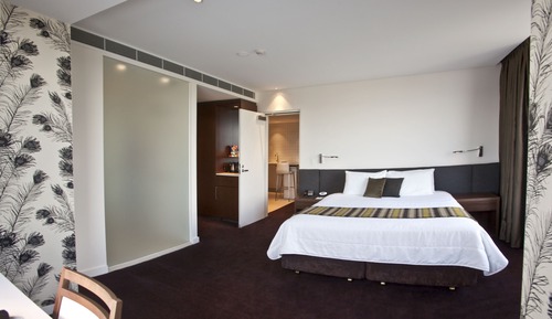 Appartement Deluxe, 1 très grand lit et 1 canapé-lit