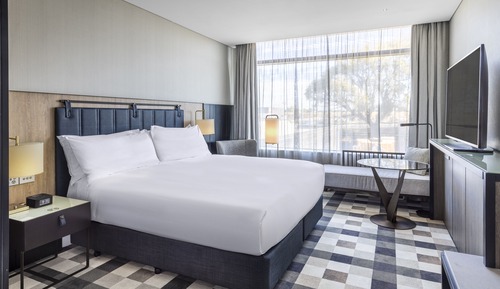 Chambre, 1 très grand lit, accessible aux personnes à mobilité réduite