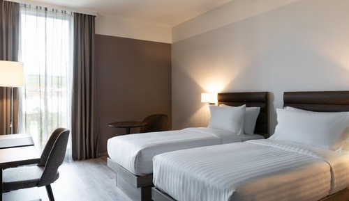 Chambre avec lits jumeaux, 2 lits une place