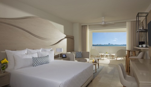 Suite Junior, 1 très grand lit, vue lagon (Allure)