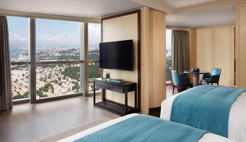 Chambre Majestueuse, 2 lits une place, vue ville (Grand Deluxe)