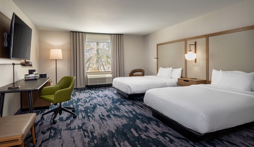 Chambre, 2 grands lits, non-fumeurs