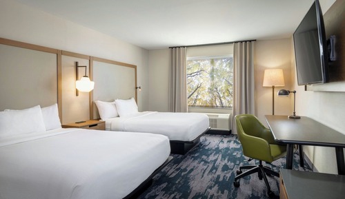 Chambre, 2 grands lits, non-fumeurs (Hearing Accessible)