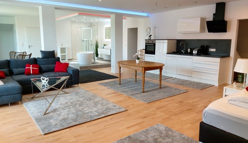Loft Luxe, salle de bains privée (Urlaub im Allgäu)