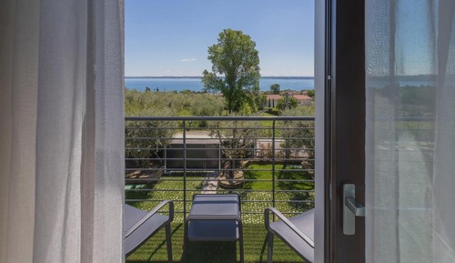 Chambre, 1 chambre, balcon, vue jardin