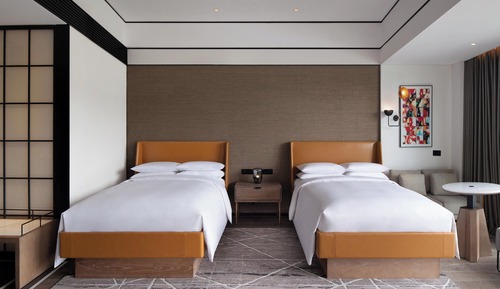 Chambre Club, 2 lits doubles, vue montagne (Club Deluxe)