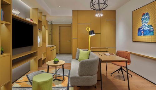 Chambre Deluxe, 1 très grand lit (Habitat)