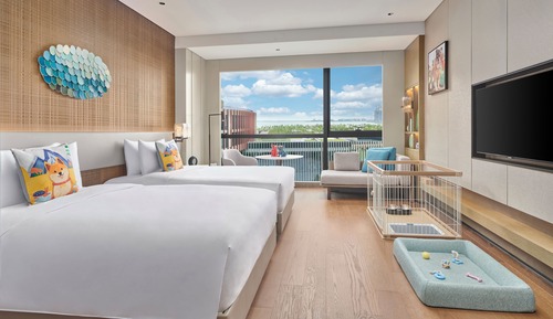 Chambre avec lits jumeaux, vue jardin (Dog-friendly)
