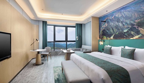 Chambre Exécutive, 1 très grand lit, non-fumeurs, vue fleuve
