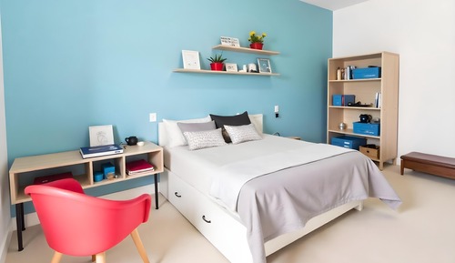 Appartement Classique, 2 chambres, fumeurs, accès piscine