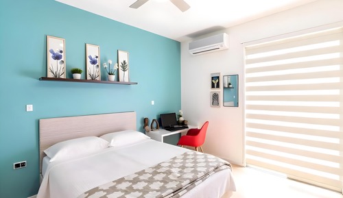 Appartement Familial, 2 chambres, non-fumeurs, accès piscine