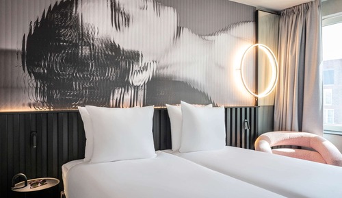 Chambre avec lits jumeaux, 2 lits une place