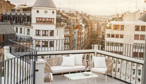 Chambre Double Supérieure, terrasse