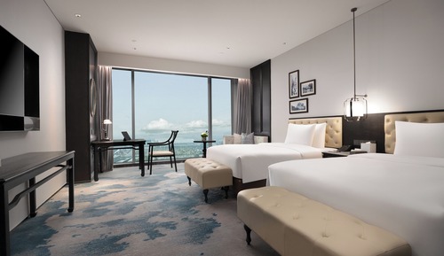 Chambre « Premier » avec lits jumeaux, 2 lits doubles, vue ville