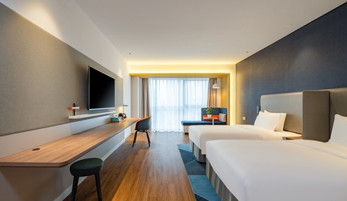 Chambre Standard, 2 lits une place, vue ville