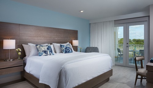 Chambre Standard, 1 très grand lit, vue parc