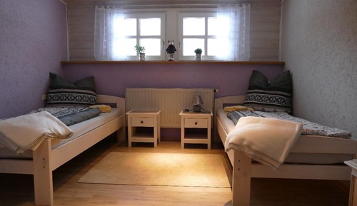 Chambre avec lits jumeaux