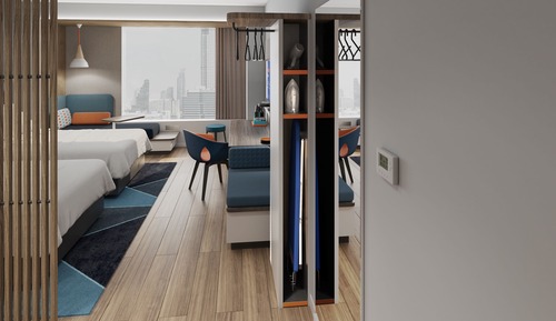 Chambre Standard, 2 lits une place