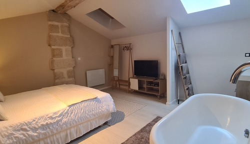 Suite Confort, salle de bains attenante (La suite Balnéo)