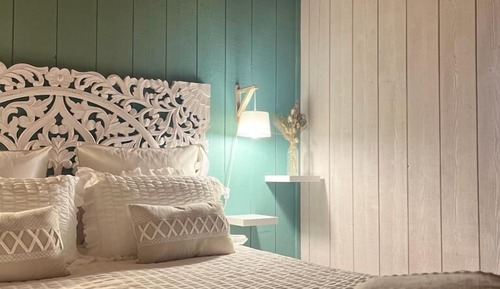Chambre Double Romantique, salle de bains attenante (Chambre Nature)