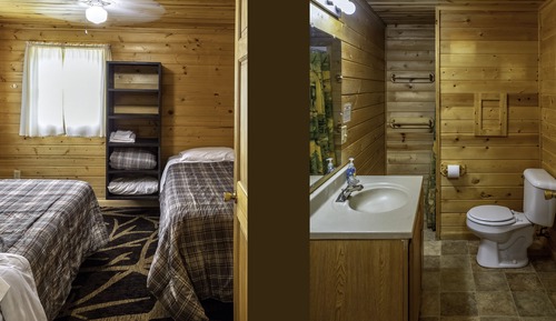 Cabane, 2 chambres