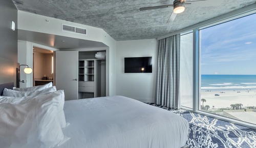 Chambre, 2 chambres, vue ville