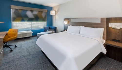 Chambre Standard, 1 très grand lit, accessible aux personnes à mobilité réduite (Communication)